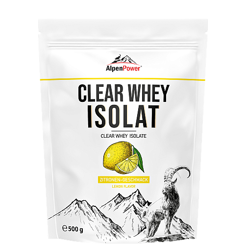 AlpenPower Clear Whey Isolat Zitrone (500g Beutel)
