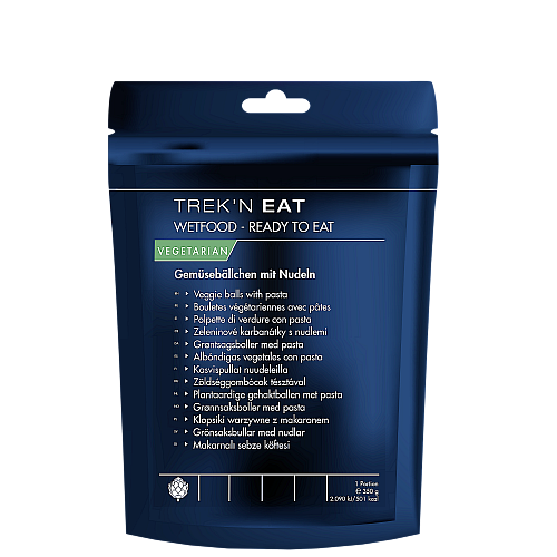 TREK'N EAT Ready to Eat | Gemsebllchen mit Nudeln | Vegetarisch | MHD 31.01.28