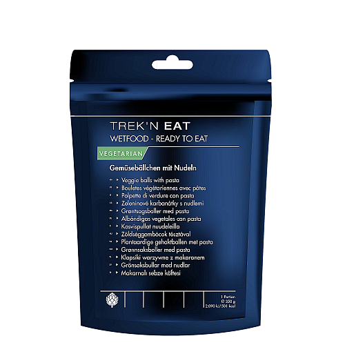 TREK'N EAT Wetfood - Ready to Eat | Gemsebllchen mit Nudeln | Vegetarisch