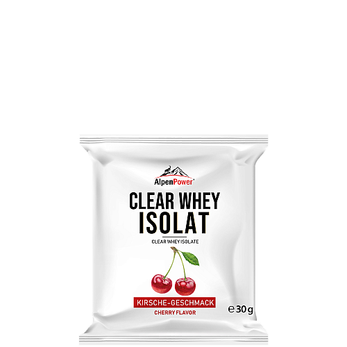 AlpenPower Clear Whey Isolat Kirsche (30 g Beutel)