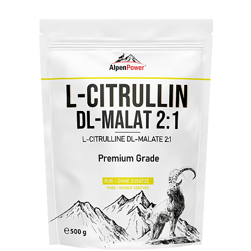 AlpenPower L-Citrullin DL-Malat 2:1 | Vegan