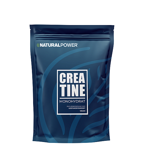 NATURAL POWER Creatine Monohydrat | Vegan