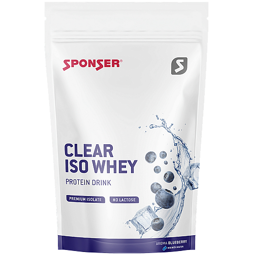 SPONSER Clear Iso Whey | Wie ein Softdrink | Laktosefrei