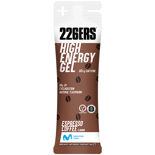 226ERS High Energy Gel Espresso Coffee Caffeine (76 g)