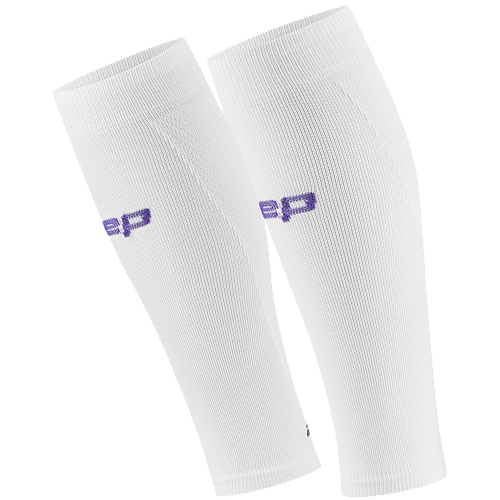 CEP Core Run Ultralight Compression Calf Sleeves Herren | White