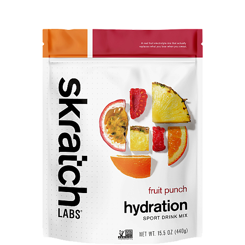 Skratch Labs Hydration Sport Drink Mix Fruit Punch (440 g Beutel)