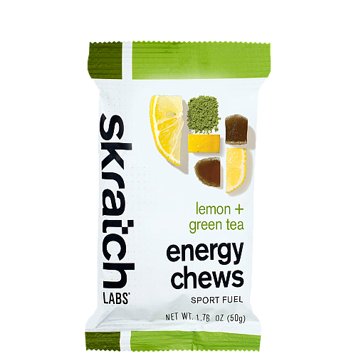 Skratch Labs Energy Chews Sport Fuel Lemon Green Tea (50 g Beutel)