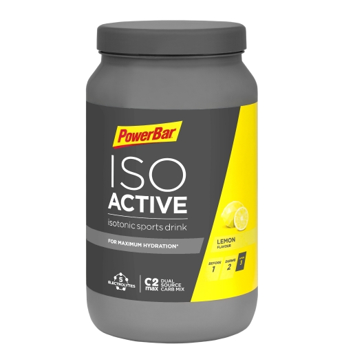 PowerBar IsoActive Isotonisches Sportgetränk Lemon