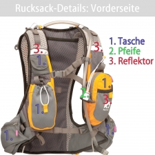 NATHAN Trinkrucksack Vapor Shape | Damen | Grey | Gr. L-XL