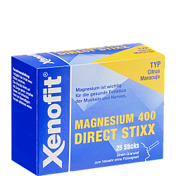 Xenofit Magnesium Direct Stixx | Box mit 25 Beutel