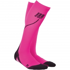 CEP Run 2.0 Compression Socks Damen | Pink Black