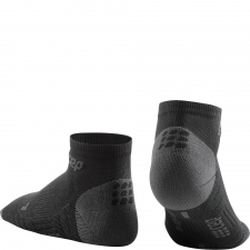 CEP Run 3.0 Low Cut Compression Socks Herren | Black Dark Grey