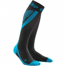 CEP Run Nighttech Compression Socks Herren | Black Blue