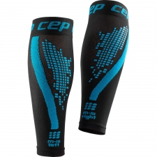 CEP Nighttech Compression Calf Sleeves Herren | Black Blue