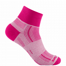 WRIGHTSOCK Stride Quarter | Beet Root | Mitteldick