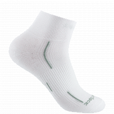 WRIGHTSOCK Stride Quarter | White | Mitteldick