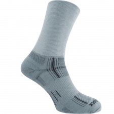 WRIGHTSOCK Stride Crew | Light Grey | Mitteldick