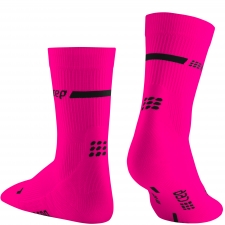 CEP Run 3.0 Compression Mid Cut Socks Damen | Neon Pink