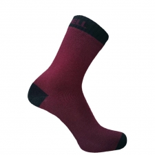DexShell Ultra Thin Crew Socks | Wasserdicht | Burgundy Rot