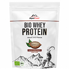 AlpenPower BIO Whey Protein Shake | 1000 g Beutel | DE-KO-006