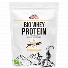 AlpenPower BIO Whey Protein Shake | 1000 g Beutel | DE-KO-006