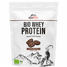 AlpenPower BIO Whey Protein Shake | 1000 g Beutel | DE-KO-006