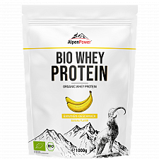 AlpenPower BIO Whey Protein Shake | 1000 g Beutel | DE-KO-006