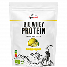 AlpenPower BIO Whey Protein Shake | 1000 g Beutel | DE-ÖKO-006