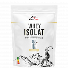 AlpenPower Whey Isolat Protein Shake | 500 g Beutel