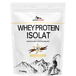 AlpenPower Whey Protein Isolat Shake | 1000 g Beutel