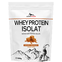 AlpenPower Whey Isolat Protein Shake | 1000 g Beutel