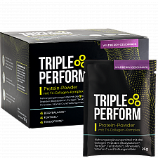 TRIPLE PERFORM Protein Powder l Tri-Collagen | Box mit 30 Beutel