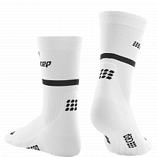 CEP The Run 4.0 Mid Cut Compression Socks Herren | White
