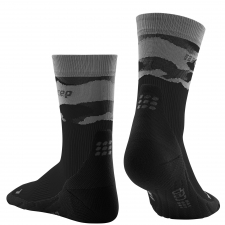 CEP Run 3.0 Mid Cut Compression Socks Herren | Camocloud Black Grey