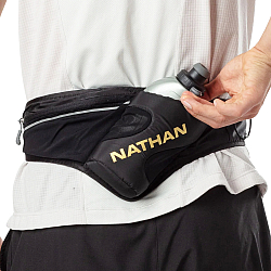 NATHAN Peak Trinkgurt | Schwarz-Gold