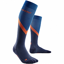 CEP The Run 4.0 Compression Socks Herren | Chevron Peacoat Blue