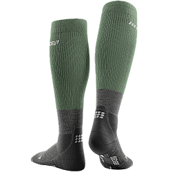 CEP Hiking Merino Compression Socks Herren | Green Grey