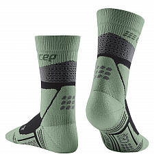 CEP Hiking Max Cushion Mid Cut Compression Socks Herren | Grey Mint