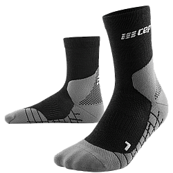 CEP Hiking Light Merino Mid Cut Compression Socks Damen | Black