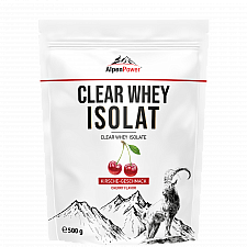 AlpenPower Clear Whey Isolat | Wie ein Softdrink | 500 g Beutel
