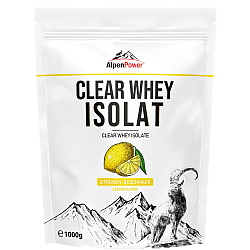 AlpenPower Clear Whey Isolat Shake | 1000 g Beutel