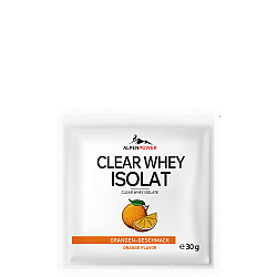 AlpenPower Clear Whey Isolat Shake | 30 g Beutel