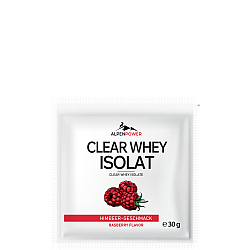 AlpenPower Clear Whey Isolat Shake | 30 g Beutel