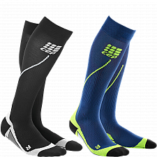 CEP Run 2.0 Compression Socks Herren | Black & Blue