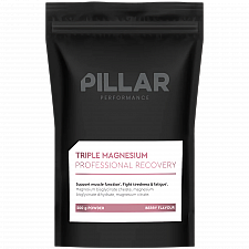 Pillar Performance Triple Magnesium Pulver | 3 Beutel + Trinkflasche