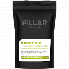 Pillar Performance Triple Magnesium Pulver | 3 Beutel + Trinkflasche