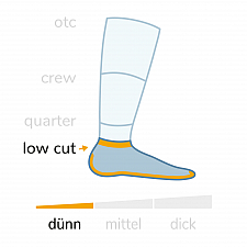 WRIGHTSOCK Coolmesh II Low Quarter | Cloud Grey | Dnn