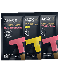 AMACX Turbo Energy Drink Testpaket | 1:0,8 Mix