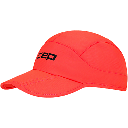CEP Foldable Running Cap | Faltbare Schirmm�tze | Neon Coral