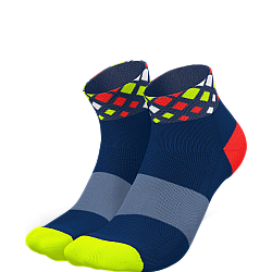 INCYLENCE Running Low Cut Socks | Crystals Navy Canary